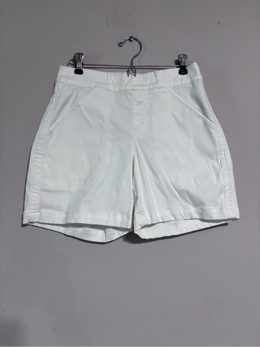 Spanx White High-Waist Shaping Shorts